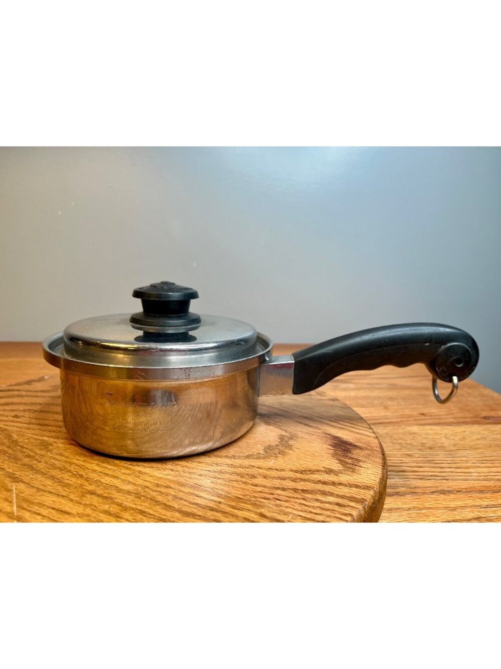 Vintage 1 QT Saladmaster Stainless Steel Saucepan with Vapo Lid, Induction Com